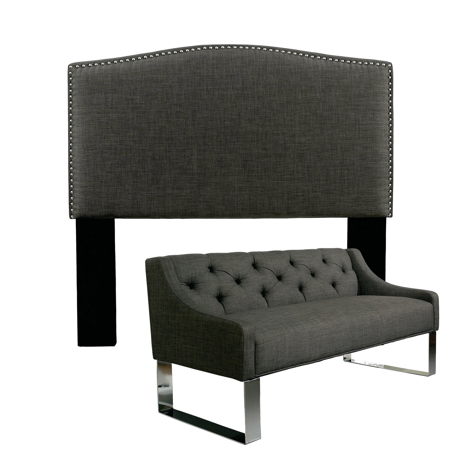 Winston Porter Romeoville Upholstered Headboard